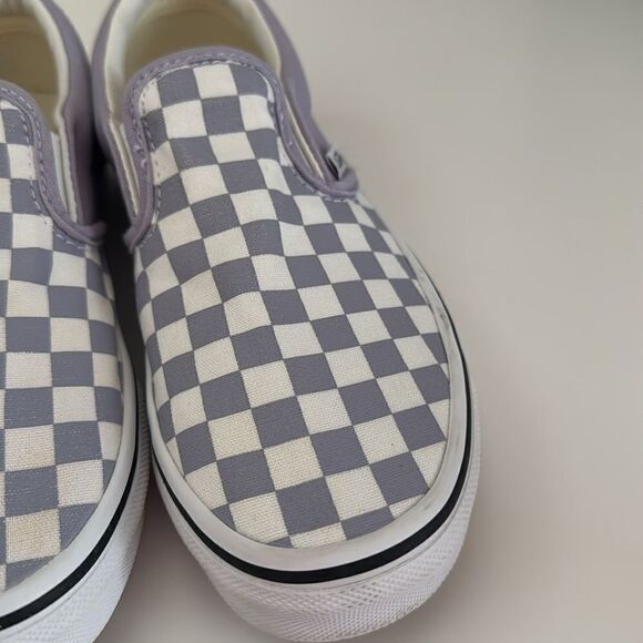 VANS kids Classic Slip-On Checkerboard Shoes EUC - Picture 3 of 6